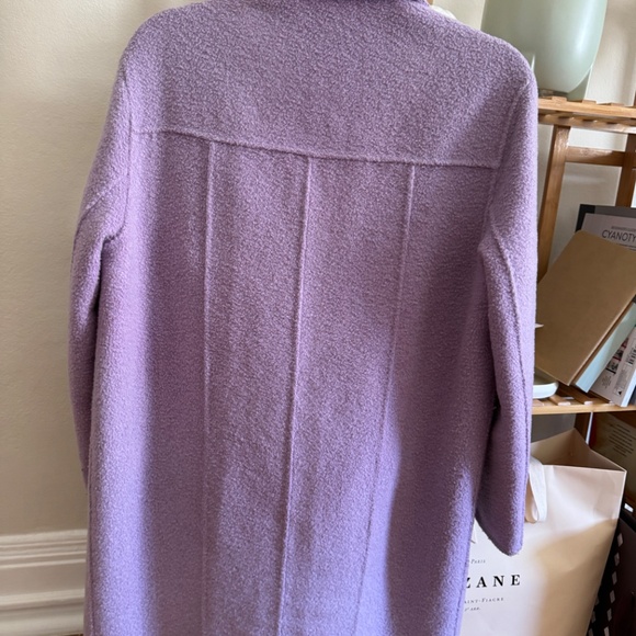 Maje Lilac Coat – Classic & Elegant Mid-Season Style - Picture 7 of 7